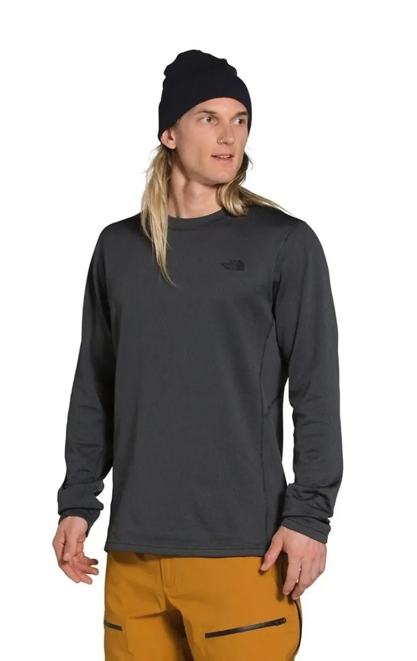 The North FaceUltra-Warm Poly Crew Gray Long Sleeve Top - Men's Size M